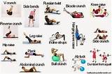 Pictures of Vigorous Home Workouts