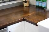 Wood Stain Kitchen Counter Photos