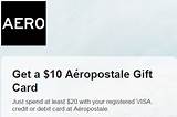Aeropostale Credit Card Pictures