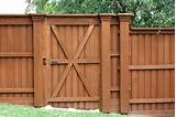 Wood Fence With Gate Images