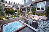 Hot Tub Patio Design Ideas Images