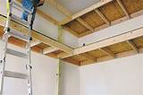 Hang Shelves From Ceiling In Garage
