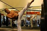 Bodybuilding And Karate Training Pictures