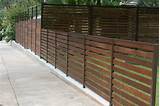 Pictures of Wood Fence Metal Frame
