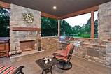 Pictures of Patio Design With Fireplace