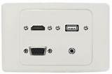 Pictures of Vga Hdmi Usb Audio Wall Plate