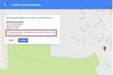 Business Verification Services Google