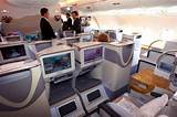 Pictures of Emirates Air Business Class A380