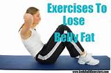 Pictures of The Exercises To Lose Belly Fat