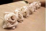 How To Make Burlap Flowers Pictures