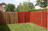 Pictures of Wood Fence Paint