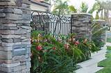 Photos of Cultured Stone Fence