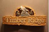Pictures of Custom Carved Wood Signs