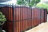 Images of Iron And Wood Fence