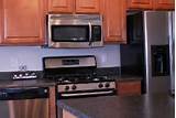 Pictures of Kitchen Stove And Microwave