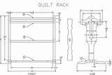 Free Wood Quilt Rack Plans Pictures