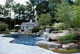 Oval Pool Landscaping Photos