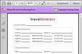 Pictures of Travel Itinerary Templates Excel