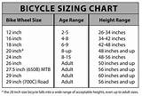 Bike Size Chart For Adults Images