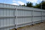Corrugated Metal Panel Fence Images