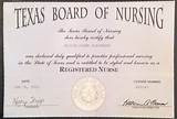 Images of California Nursing License