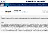 Photos of Amazon Credit Card Statement Online