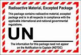 Radioactive Package Labels Images
