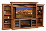 Photos of Amish Electric Fireplace Entertainment Center