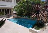 Images of Minimalist Pool Landscaping
