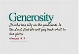 Generosity Quotes Christian Photos
