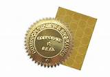 Gold Foil Notary Seal