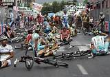 Pictures of Racing Bike Crashes