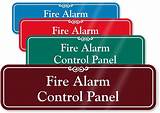 Fire Control Panel Sign Pictures