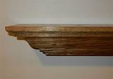 Images of Custom Wood Mantel Shelf