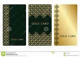 Pictures of Business Cards Gold
