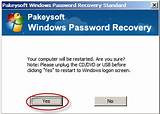 Pictures of Windows Vista Administrator Password Recovery