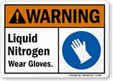 Nitrogen Gas Safety Images