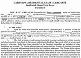 Images of California Residential Lease Agreement Pdf Free