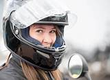 Motorcycle Helmet Woman Photos