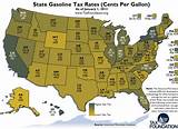 Images of Gas Tax By State Map