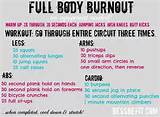 Pictures of Quick Full Body Workout Exercises