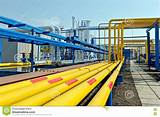 Yellow Pipe For Natural Gas Photos