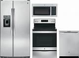 White Ice Refrigerator Range Dishwasher And Microwave