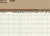 Employee Payroll In Excel Photos