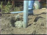 Chain Link Fence Post Anchors Concrete Pictures