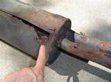 Pictures of Rusted Muffler Repair