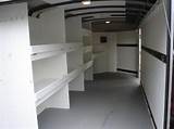 Photos of Cargo Trailer Storage Shelves