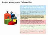 Photos of Project Management Deliverables Examples