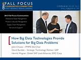 Pictures of Big Data Problems And Solutions