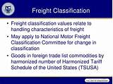 National Motor Carrier Freight Classification Photos